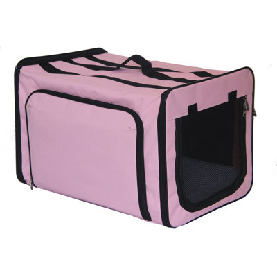 Capacious Pet Life Capacious Dual-Expandable Wire Folding Lightweight Collapsible Travel Pet Dog Crate