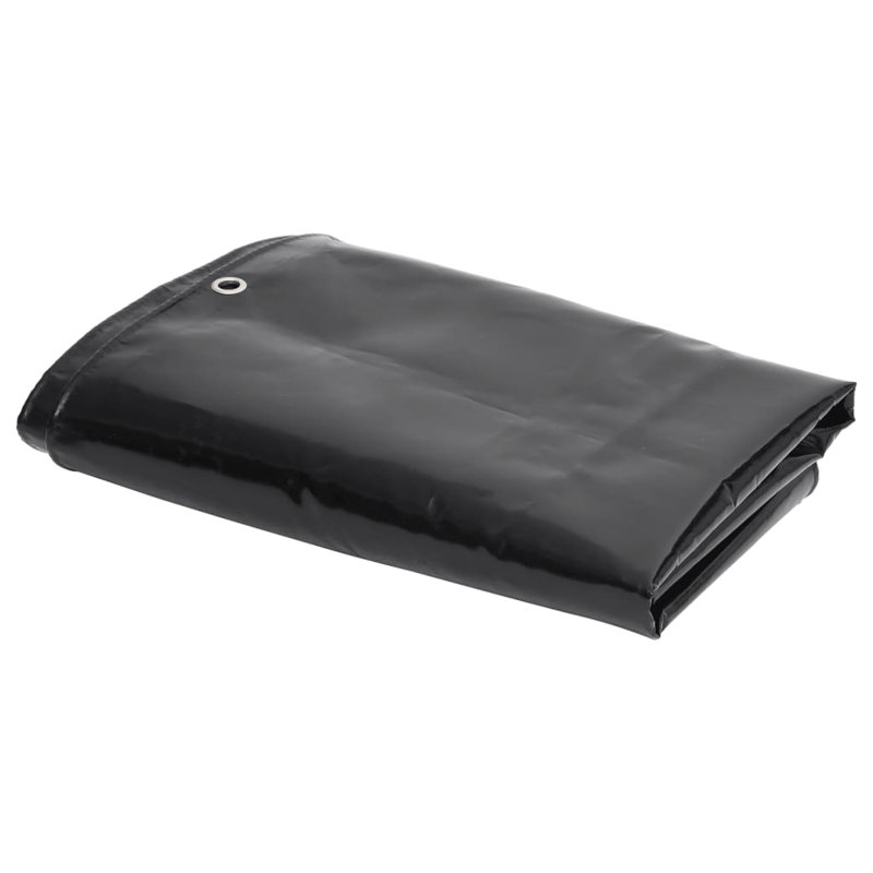 Outdoor Conversation Set Cover, 0.1cm H x 350cm W x 500cm D, Black