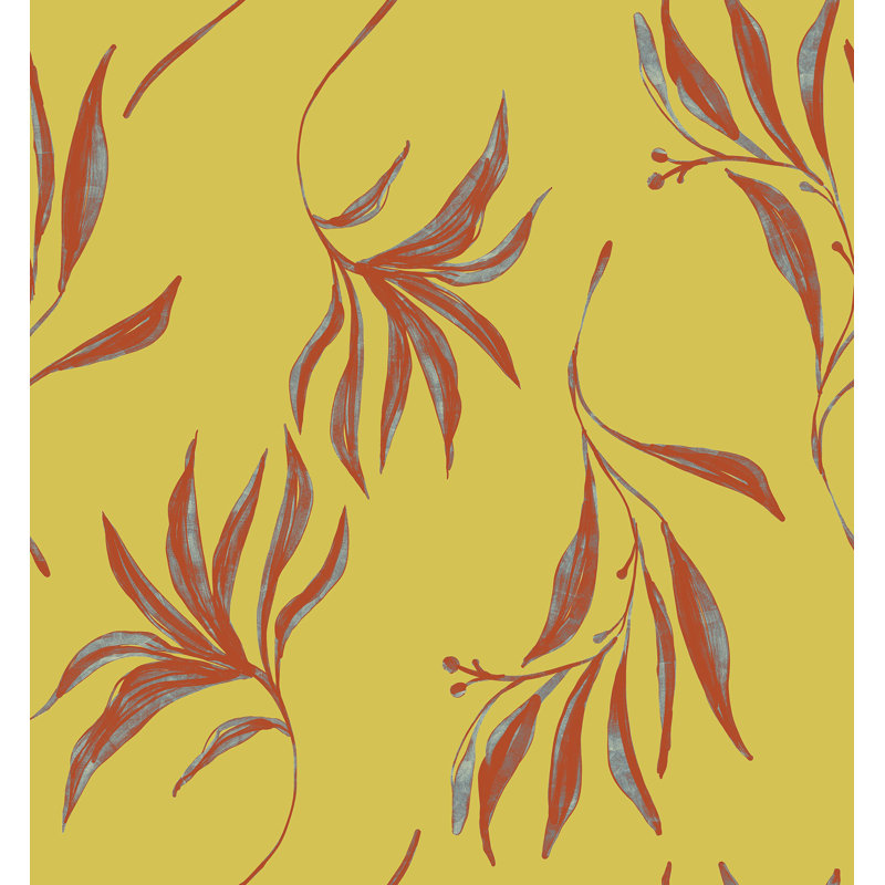 Yuki Osada Floral Wallpaper Double Roll, Tahiti Sunset
