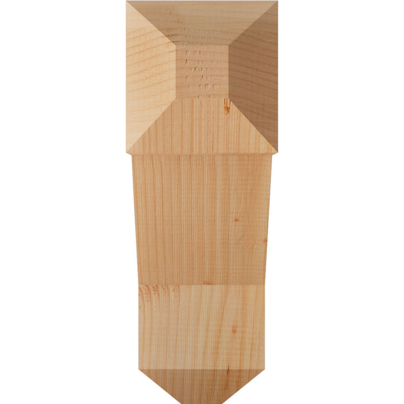 Support pour artisan traditionnel, H 18 po x l 5,5 po x P 18 po, Douglas (lisse)