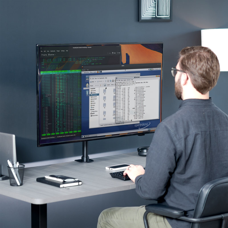 Support de bureau pour moniteur unique