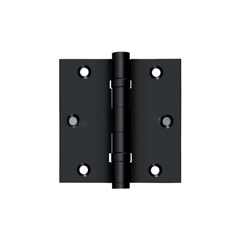 102'' x 102'' Butt Bearing Hinge, Black