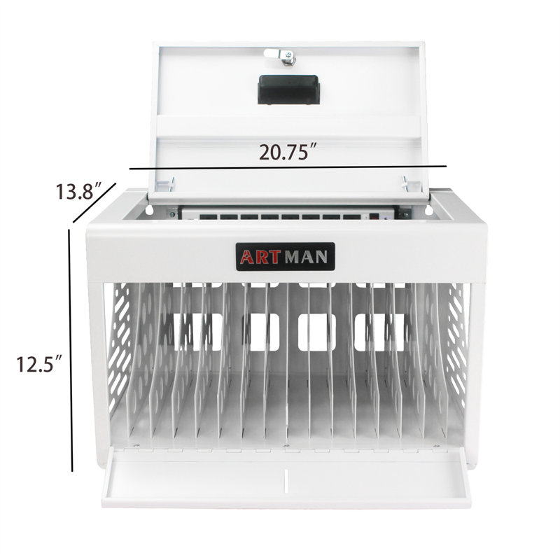 20.75'' Wide Steel File Cabinet, White