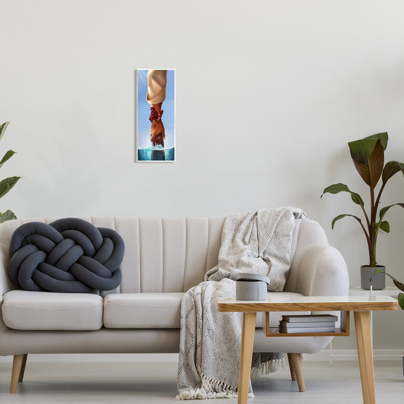 Jésus tenant des mains spirituelles - impression, Unframed, H 17 po x l 7 po x P 0,5 po
