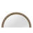 English Knotty Oak Inspired Round Mirror