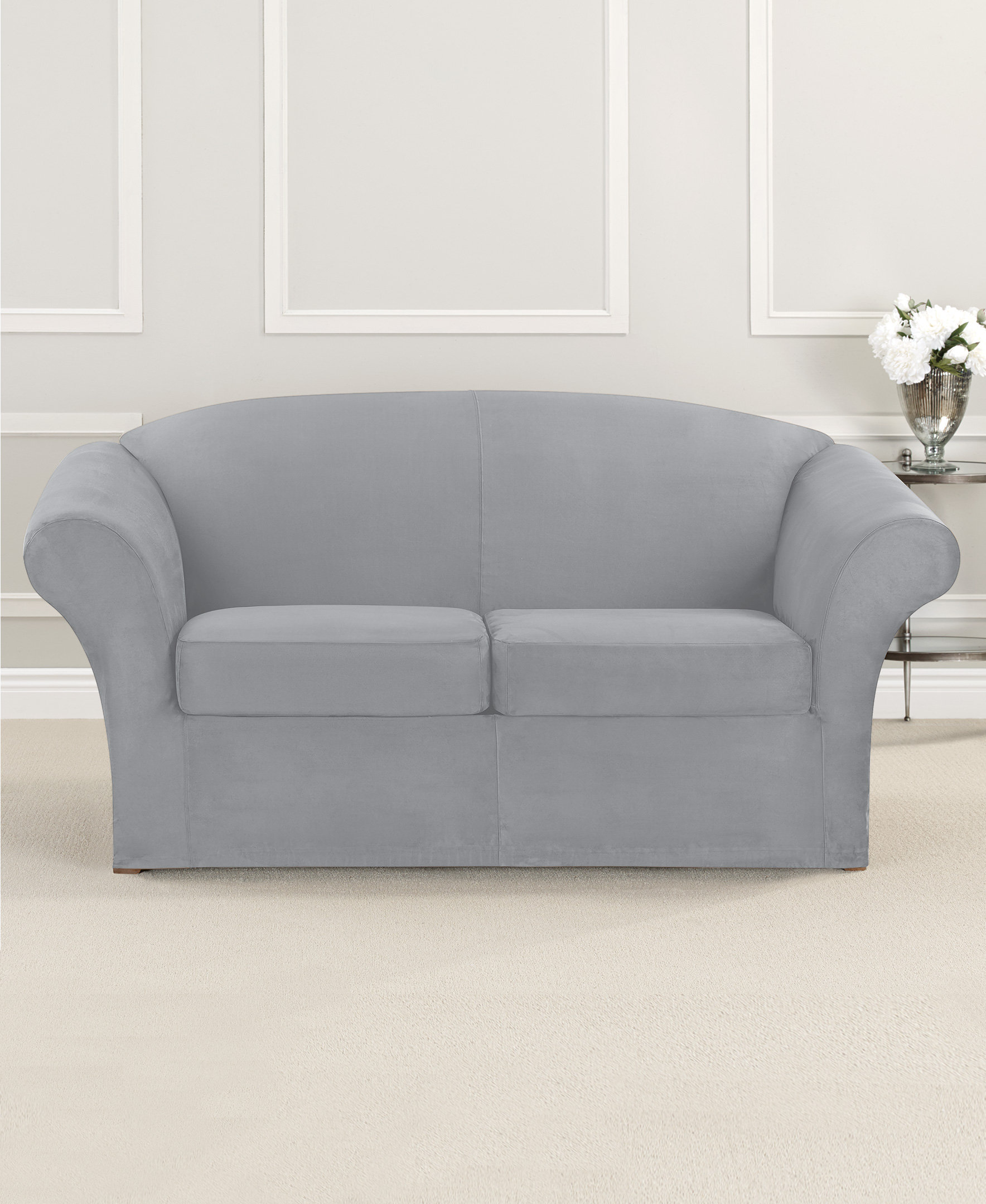 Love seat best sale slip covers