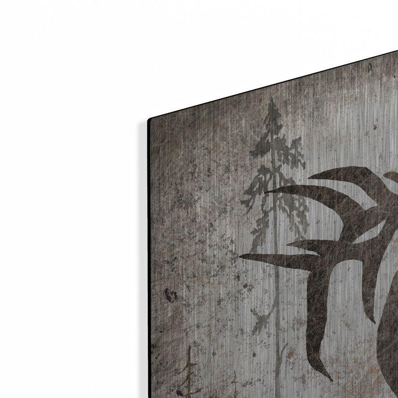 «Calling Elk» par Lightbox Journal sur métal, H 24 po x l 24 po