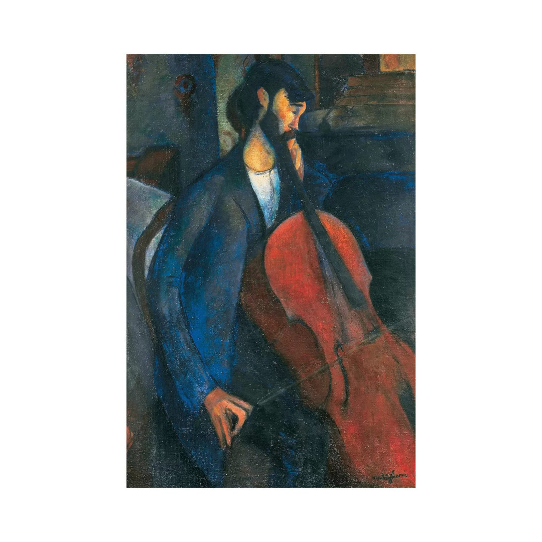 The Cellist, 1909 by Amedeo Modigliani - Wrapped Canvas Gallery-Wrapped Canvas Giclée