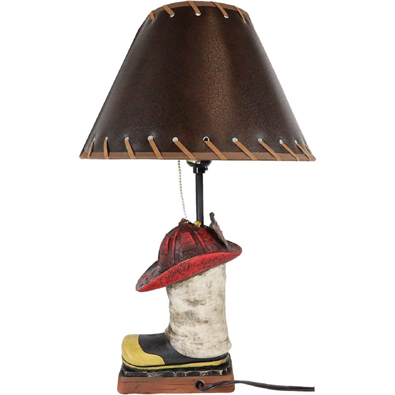 Bulbul Resin Table Lamp
