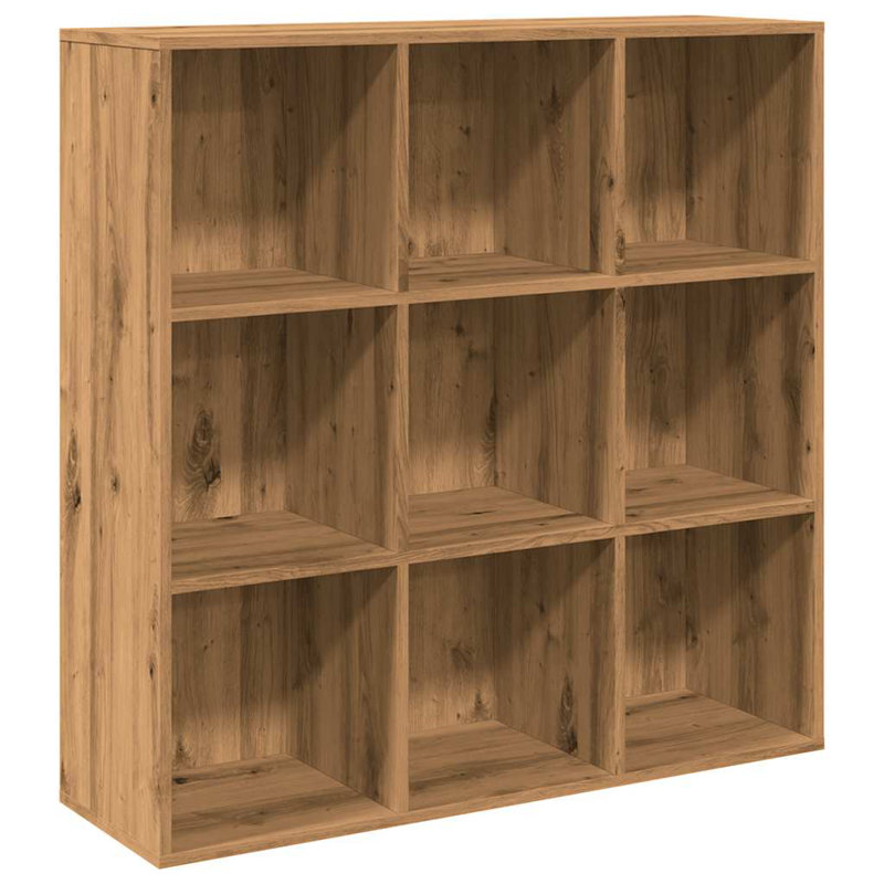 Yeats Book Cabinet 98x29x97,5 cm Engineered Wood, Artisan Oak