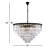 Yazmin Crystal Dimmable Tiered Chandelier -27969459-27969461