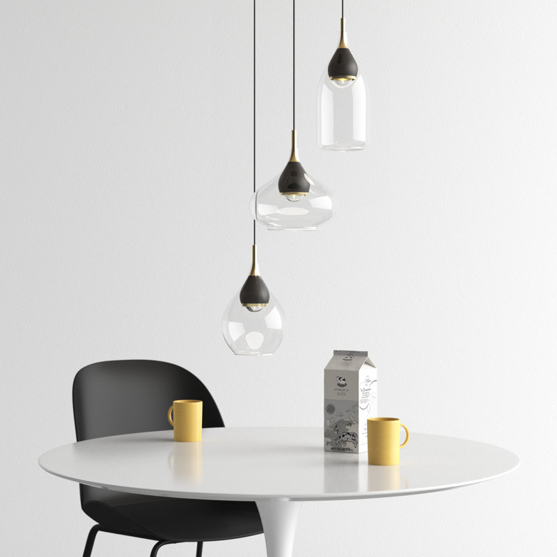 Demetra 3 - Light Gold LED Cluster Pendant