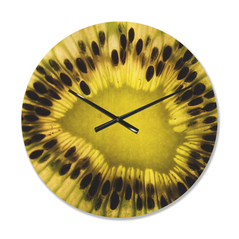 Horloge murale Kiwi Seeds and intérieur, Petit