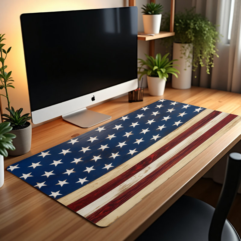 Polyester Desk Pad, 14.4x12.1