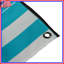 Tapisserie murale rayures bleues et blanches-624789429