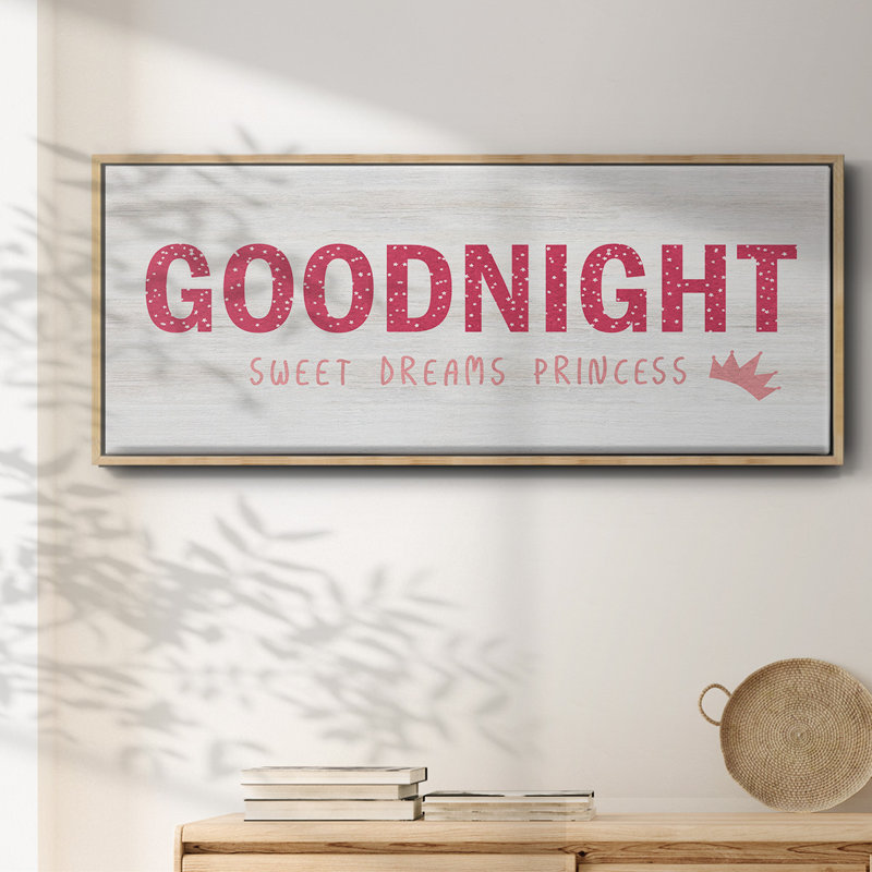 Princess Goodnight- Framed Canvas