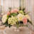 Faux Silk Hydrangea Arrangement in Vase