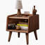 Table de chevet en bois massif Pure