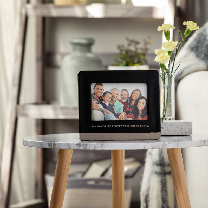 Black Ceramic Picture Frame