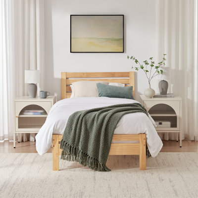 Aichele Solid Wood Bed