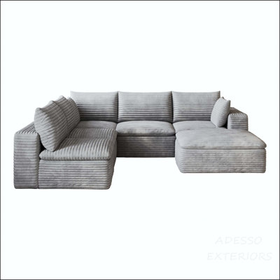 99x103" Cloud Sofa with Plush Cotton Filling and DIY Combination
