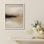 Reproduction d'art encadrée abstraite pour décoration intérieure moderne - 8 po x 10 po