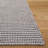 Natura Hand Woven Wool/Cotton Solid Color Rug in Dark Grey/Ivory-1243406639
