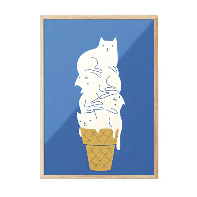 Peinture décorative encadrée