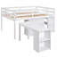 Lit mezzanine avec cabinet