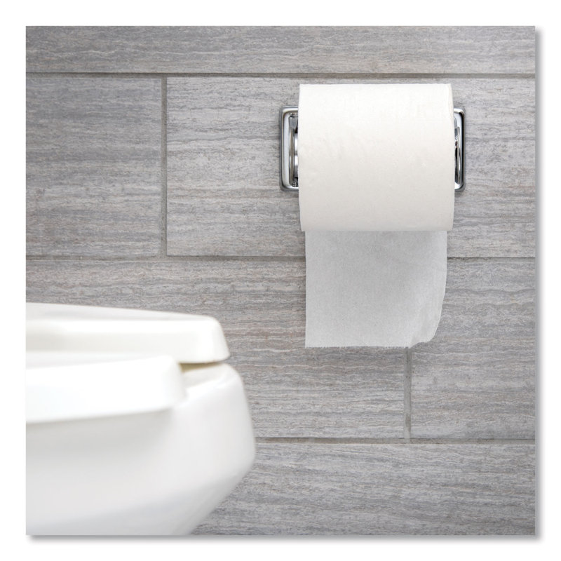 Rouleau à distributeur de tissu de toilette verrouillable 1 rouleau en chrome