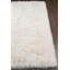 Tapis blanc à poil long touffeté à la main Chakong-22857594