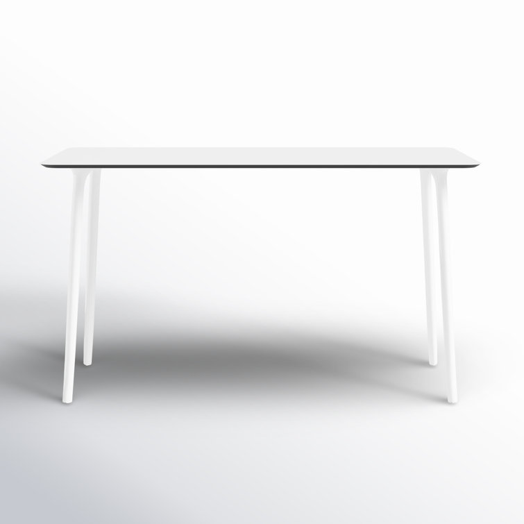 Burt 55'' Synthetic Laminate Outdoor Dining Table
