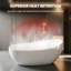 63" Solid Surface Freestanding Bathtub