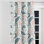 Panneaux de rideaux Boho - Rideau à œillets à motif cachemire botanique orange - 1 panneau