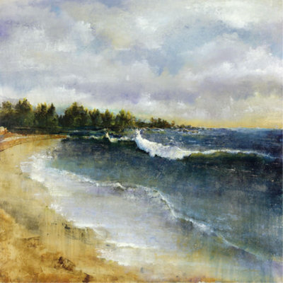 Sapphire Sea Painting by Dennis Carney
