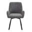 Fabric Upholstered Metal Armchair-4481197