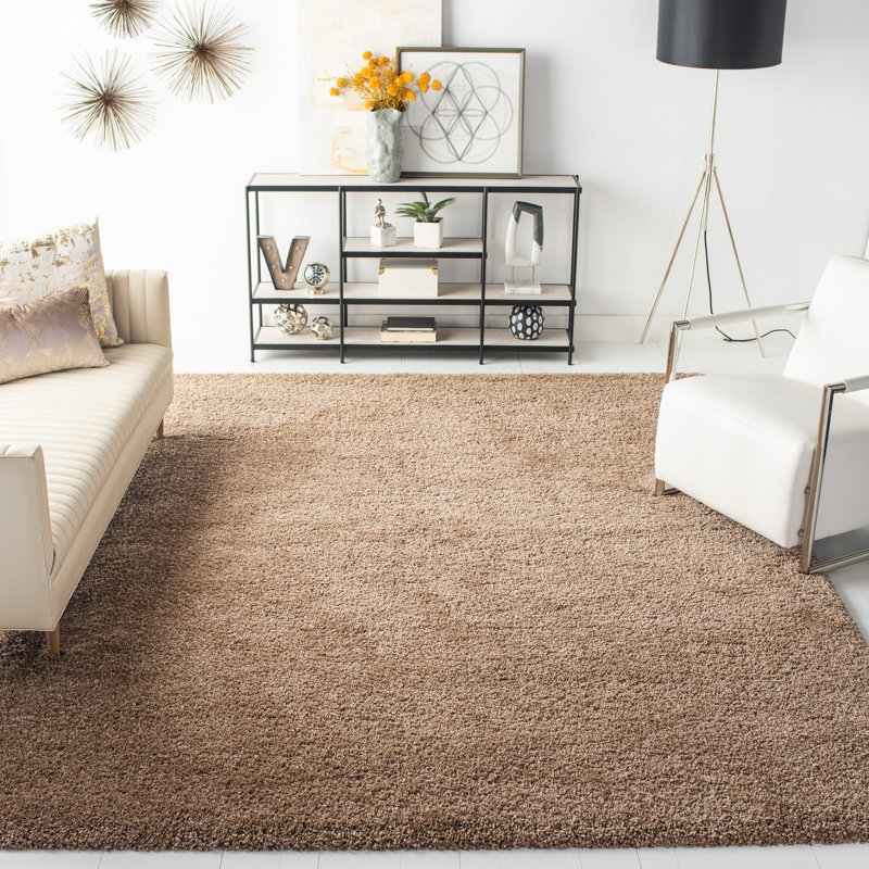 Assar Area Rug, Rectangle 3' x 5', Dark Beige