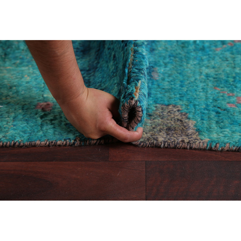Grand tapis marocain en laine noué à la main 10 x 15