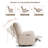 32.7'' W  Power Recliner Swivel Rocker Breathable Leather Recliner With Adjustable Headrest, USB & Type C Ports, Pockets-1132841029