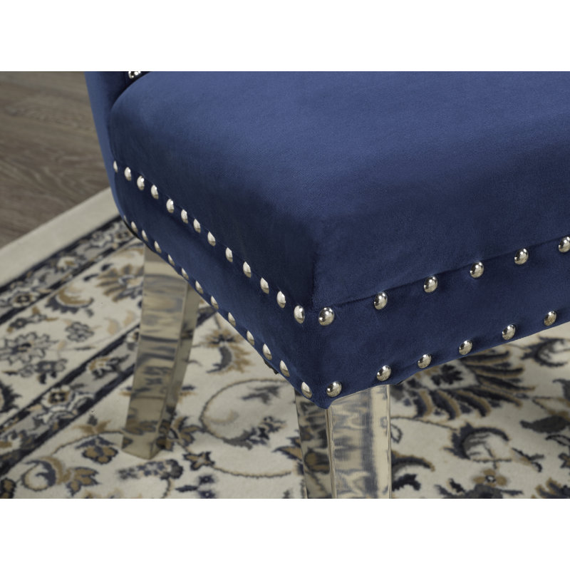 Chaise d'appoint Jonothon, Bleu