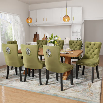 Modern Velvet Dining Chairs Dining Room Chairs Set of 8