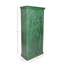 Cameren White Antique Solid Wood Hand Carved 2 Door Peacock Cabinet-386147494