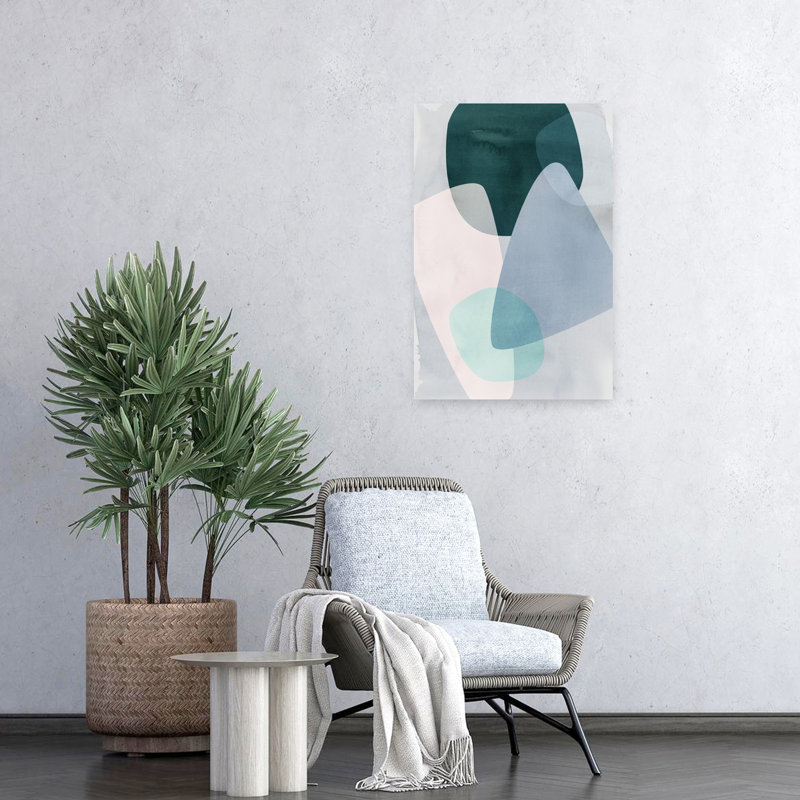 Art contemporain contemporain abstrait, H 24 po x l 16 po