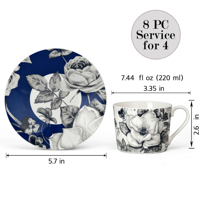 Tasse à thé en porcelaine Daleen