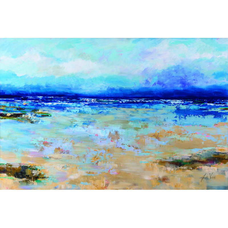 East Beach - peinture sur toile tendue, H 8 po x l 12 po
