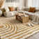 Geometric Shag Area Rug