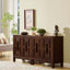 Armoire Mid-Century moderne avec rangement sculpté et ajouré-1554201631