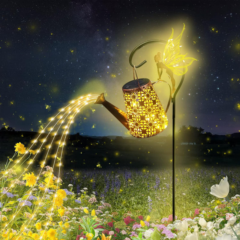 Fée, arrosoir, cascade lumineuse