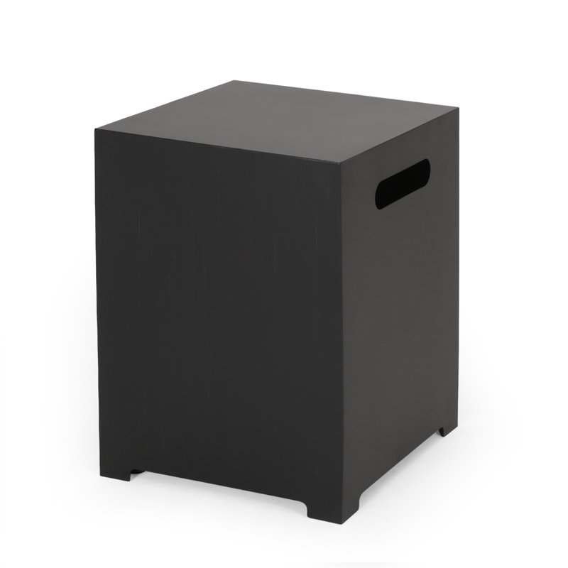 Couvercle de réservoir de propane Fiona Fire Pit, Gris foncé