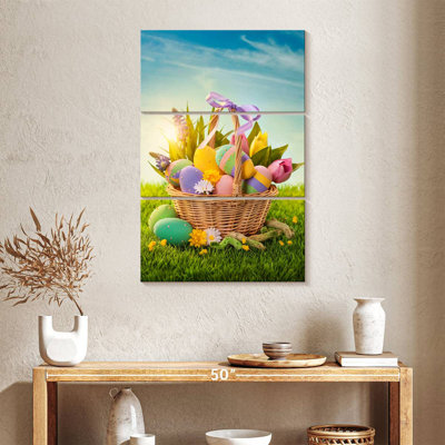 Lelend Basket Of Easter Eggs